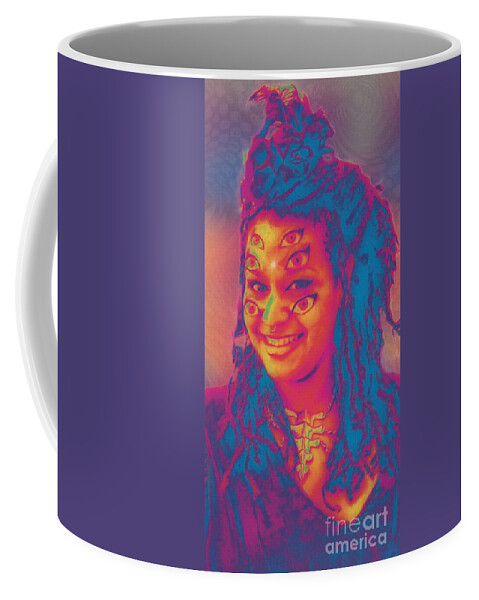 Eyes Coffee Mug featuring the photograph I See You by Lilliana Mendez