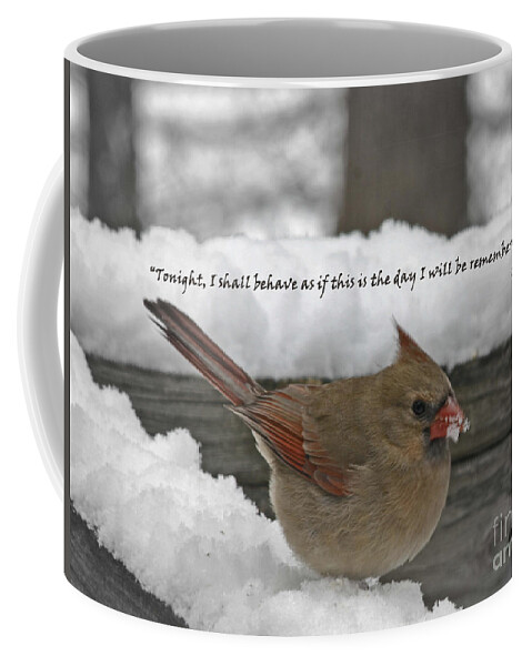 Porch Coffee Mug featuring the photograph I Will Be Remembered by Sandra Clark