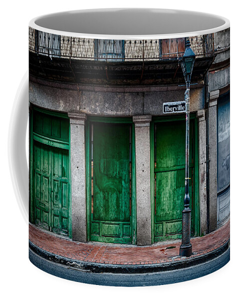  New Orleans Coffee Mug featuring the photograph Iberville Street in French Quarter NOLA by Kathleen K Parker