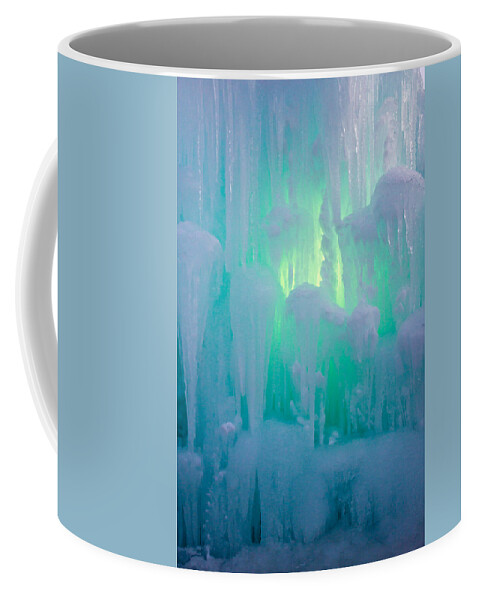  Coffee Mug featuring the photograph Ice Glow by Christie Kowalski