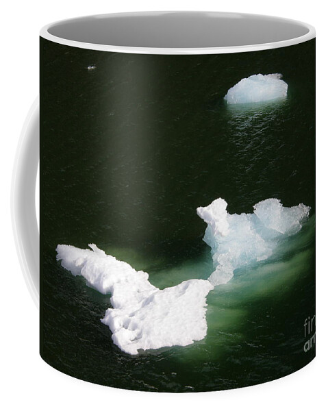 Ice Sculpture Coffee Mug featuring the photograph Ice Sculpture in the Tracy Arm Fjordj by Bev Conover