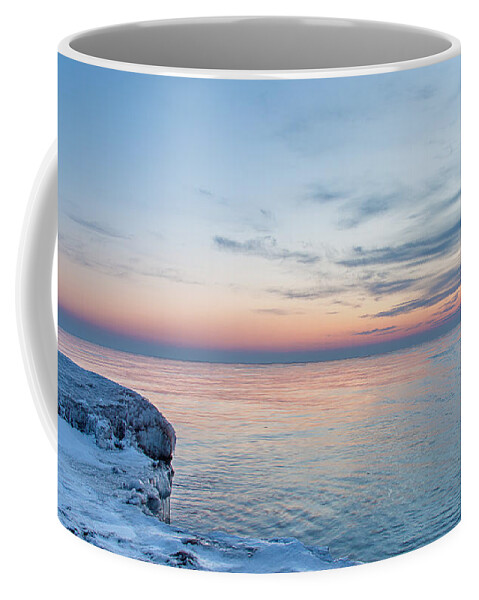 Bolder Point Coffee Mug featuring the photograph Icy Rise by Andrew Slater