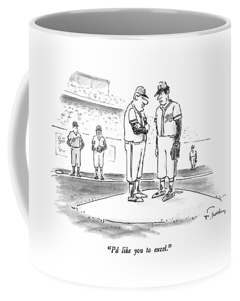 I'd Like You To Excel Coffee Mug by Mike Twohy - Conde Nast