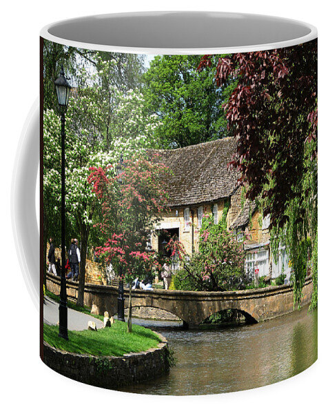 Flowers Coffee Mug featuring the photograph Idyllic village scene by Sue Leonard