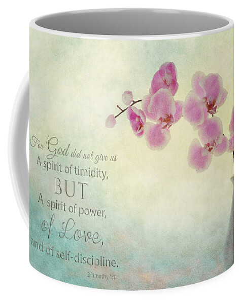 Flower Artwork Coffee Mug featuring the photograph Ikebana with Message by Mary Buck