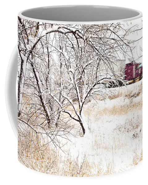 Canada Coffee Mug featuring the photograph I'll Be Home For Christmas by Theresa Tahara