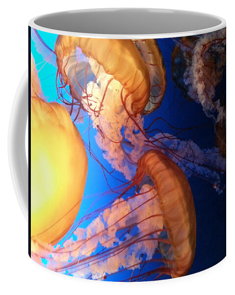 Underwater Coffee Mug featuring the photograph I'll Take Jelly With That by Caryl J Bohn