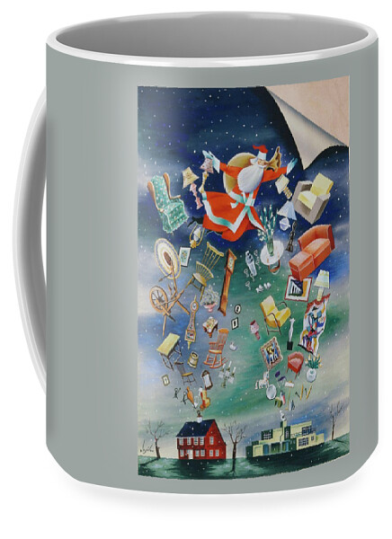 Illustration Of Santa Claus Coffee Mug