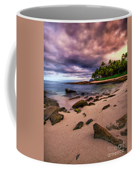  Coffee Mug featuring the photograph Iluminated Beach by Anthony Michael Bonafede