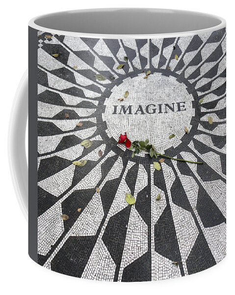 Imagine Coffee Mug featuring the photograph Imagine Mosaic by Mike McGlothlen