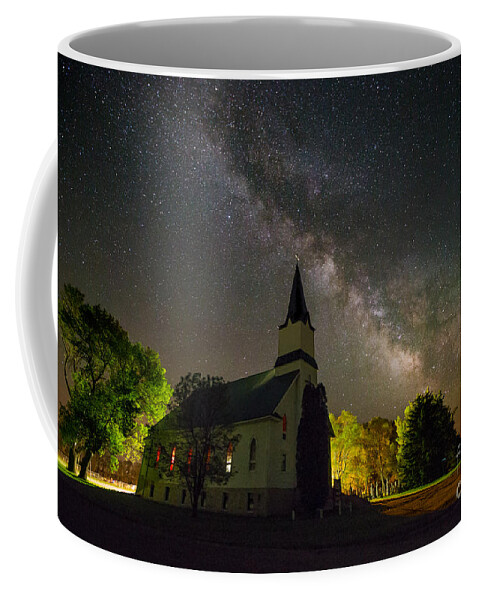 Milky Way Coffee Mug featuring the photograph Immanuel Milky Way by Aaron J Groen