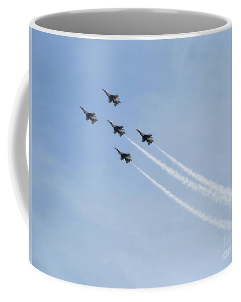Air Show Coffee Mug featuring the photograph In Formation 2 by Joseph Baril