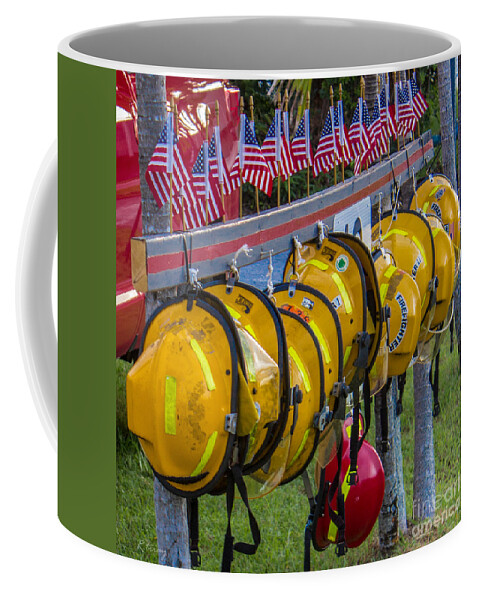Wildfires Coffee Mug featuring the photograph In Memory of 19 Brave Firefighters by Rene Triay FineArt Photos