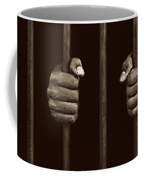 Prison Coffee Mug featuring the photograph In Prison by Chevy Fleet