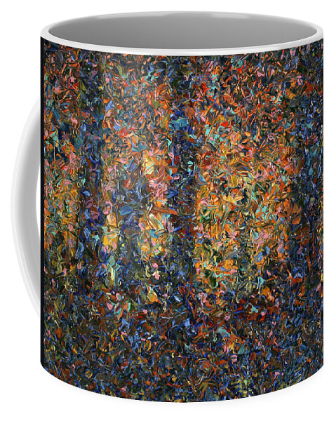 Abstract Coffee Mug featuring the painting In the Woods by James W Johnson