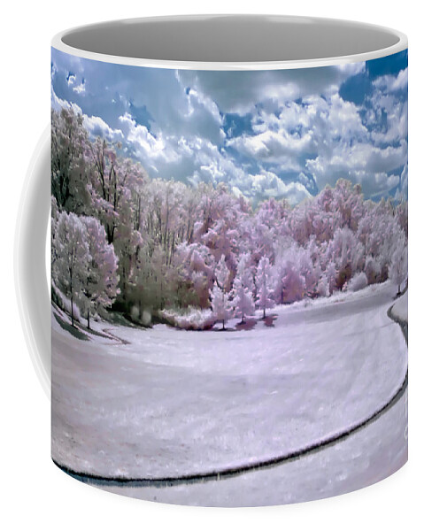 Infrared Coffee Mug featuring the photograph Infrared Meadow by Anthony Sacco