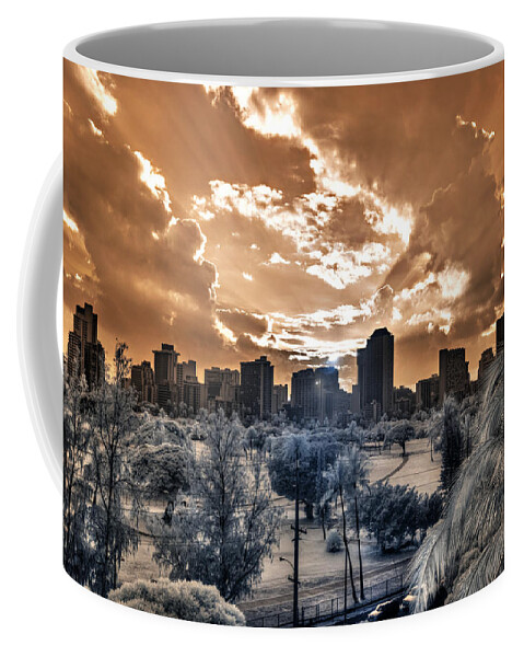 Hawaii Coffee Mug featuring the photograph Infrared Sunset by Jason Chu