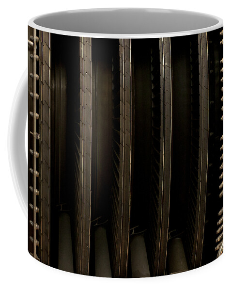 Aircraft Coffee Mug featuring the photograph Inside the Engine by Christi Kraft