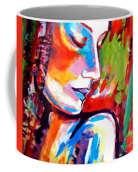 Art Coffee Mug featuring the painting Insight by Helena Wierzbicki