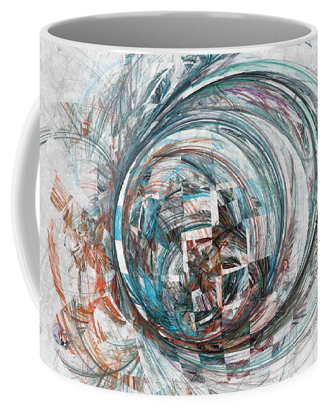 Fractal Coffee Mug featuring the photograph Interfering Structure by Martin Capek