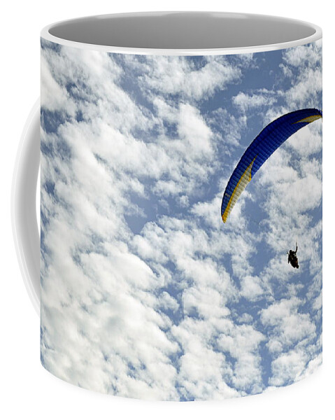 Scenic Coffee Mug featuring the photograph Into the Blue Yonder by AJ Schibig
