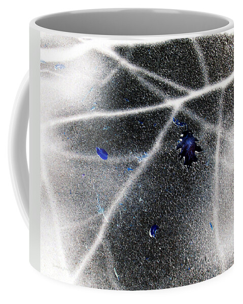 Black And White Coffee Mug featuring the photograph Inverted Shadows by Shawna Rowe