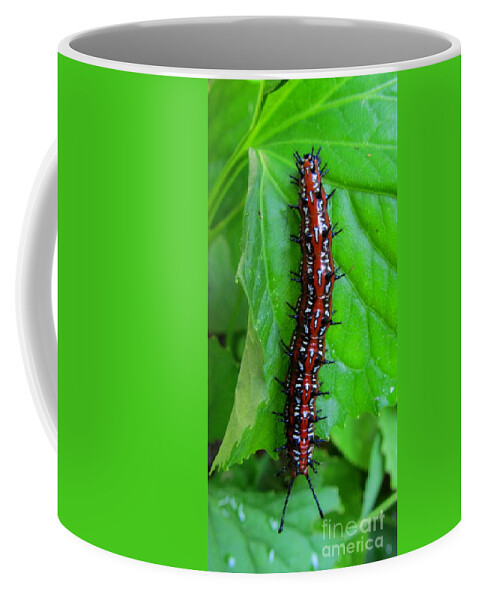 Sith Caterpillar Coffee Mug featuring the photograph Sith Caterpillar by Joshua Bales