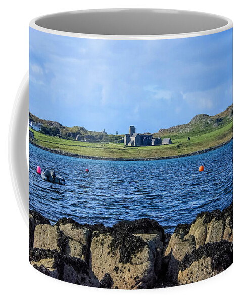 Scotland Coffee Mug featuring the photograph Iona Abbey Isle of Iona by Chris Thaxter