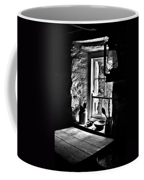 Ireland Coffee Mug featuring the photograph Irish Cottage Window by Nigel R Bell