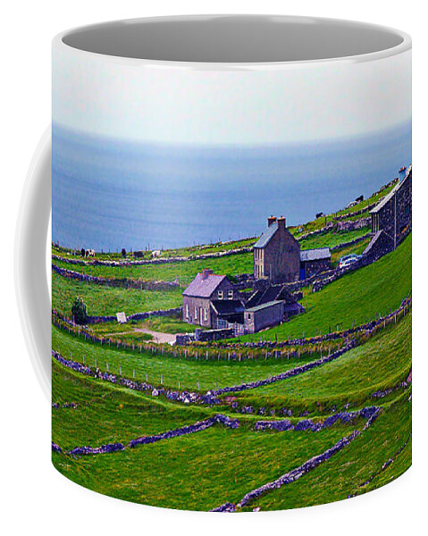 Fine Art Photography Coffee Mug featuring the photograph Irish Farm 1 by Patricia Griffin Brett