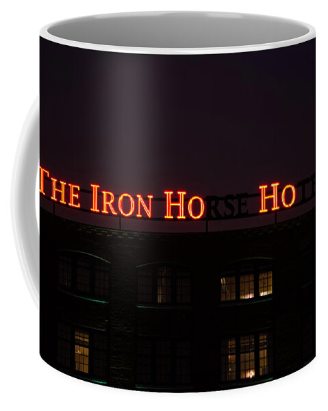 Iron Ho-ho Coffee Mug featuring the photograph Iron Ho-Ho by Susan McMenamin