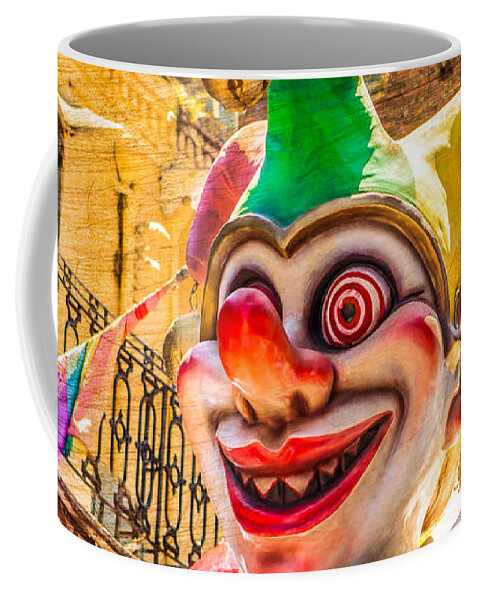 Chef Joseph Faroldi Coffee Mug featuring the photograph I've Never Liked Clowns by Melinda Ledsome