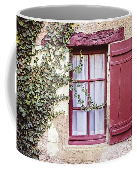 France Coffee Mug featuring the photograph Ivy and Wine by Melanie Alexandra Price