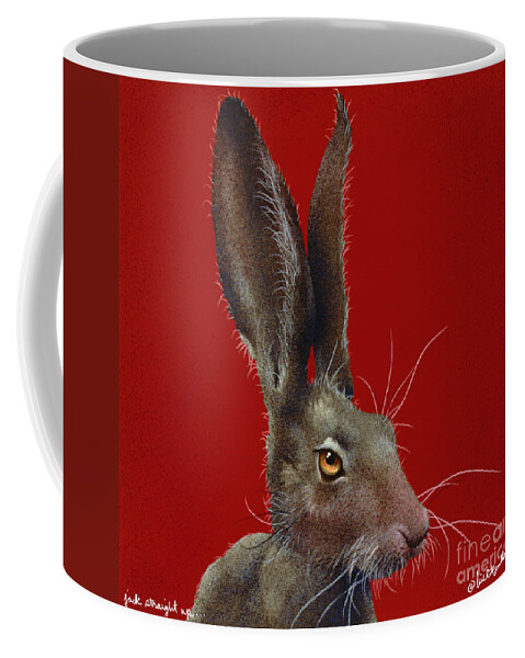 Will Bullas Coffee Mug featuring the painting Jack straight up... by Will Bullas