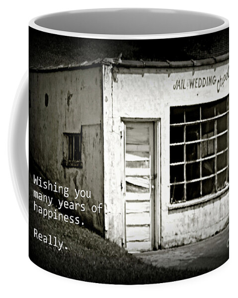 Jail Coffee Mug featuring the photograph Jail and Wedding Chapel by Valerie Reeves