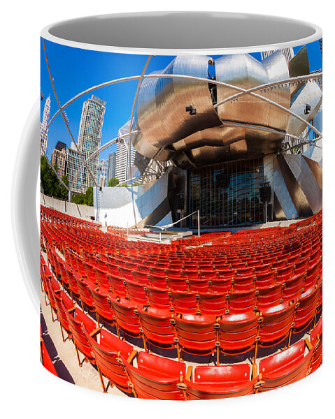 Architecture Coffee Mug featuring the photograph Jay Pritzker Pavilion by Raul Rodriguez