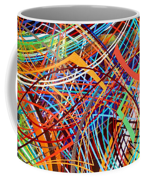 Hot Rod Art Coffee Mug featuring the painting Jazz One by Alan Johnson