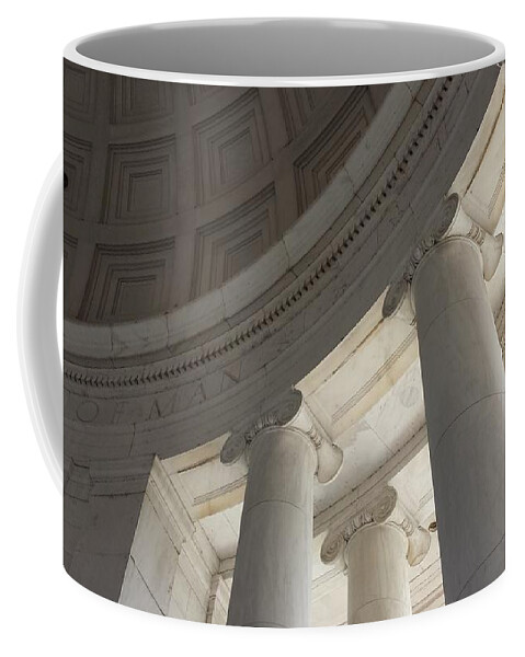 Declaration Of Independence Coffee Mug featuring the photograph Jefferson Memorial Architecture by Kenny Glover