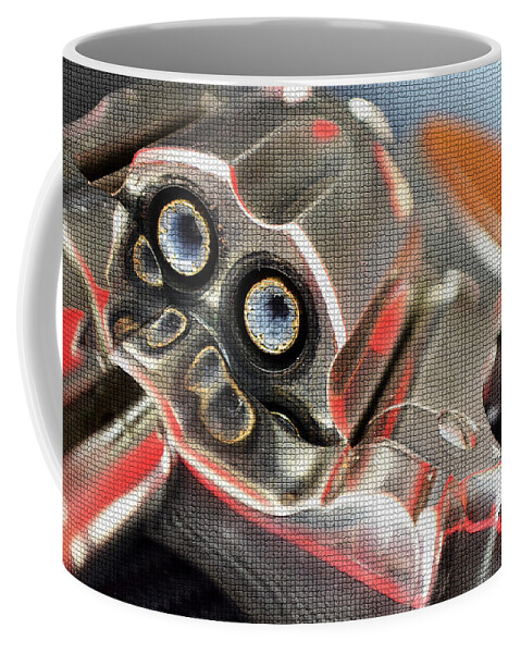 Weapon Coffee Mug featuring the digital art JHP by Jorge Estrada