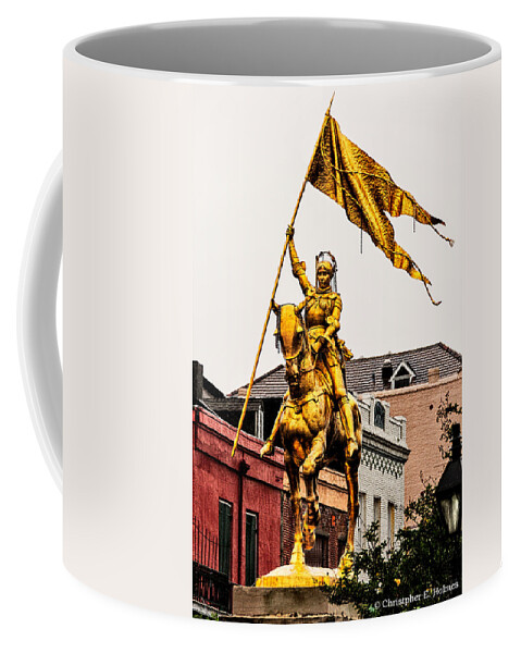 Joan Of Arc Coffee Mug featuring the photograph Joan Of Arc by Christopher Holmes