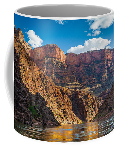 America Coffee Mug featuring the photograph Journey through the Grand Canyon by Inge Johnsson