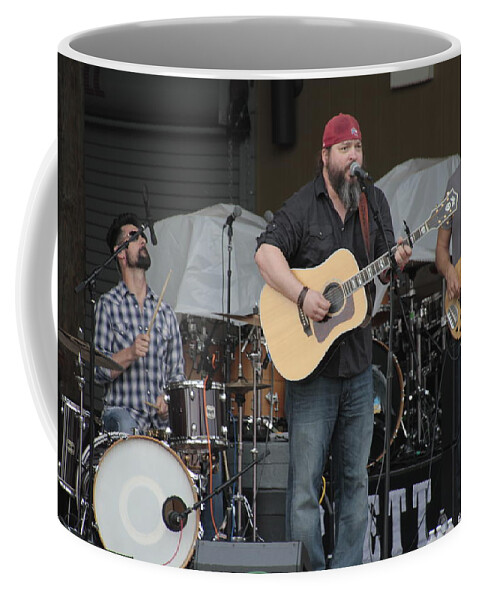 Music Coffee Mug featuring the photograph Jukebox Mafia Country Rock by Valerie Collins