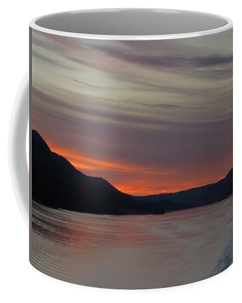 Sunset Coffee Mug featuring the photograph Juneau Alaska by Jennifer Wheatley Wolf
