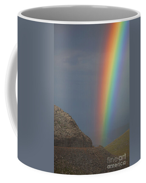 Rainbows Coffee Mug featuring the photograph Just Around the Bend by Jim Garrison