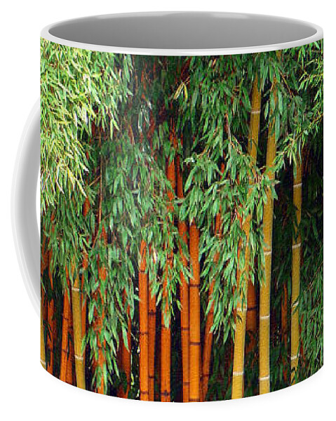 Trees Coffee Mug featuring the photograph Just Bamboo by Sue Melvin