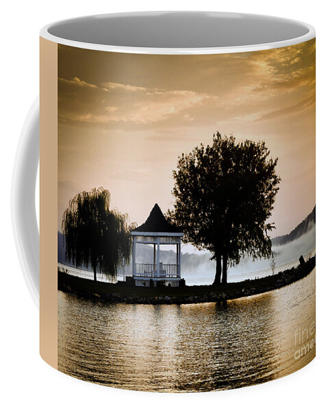 Sunrise Coffee Mug featuring the photograph Just Before Sunrise by Kerri Farley