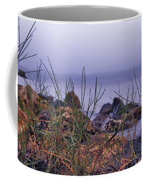 Outdoor Coffee Mug featuring the photograph Just Over The Rocks by Debra Forand