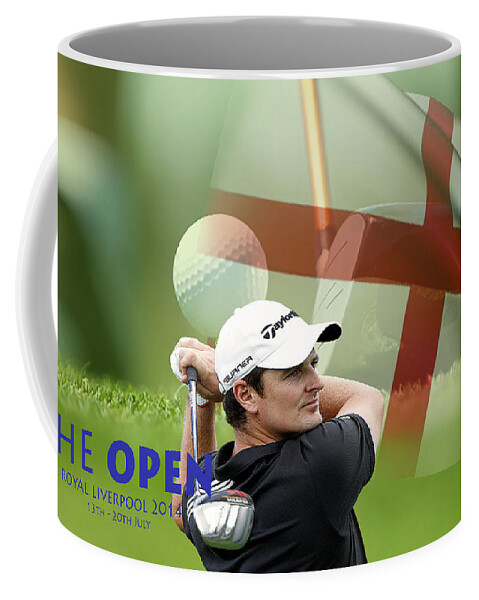 Play Coffee Mug featuring the photograph Justin Rose by Spikey Mouse Photography