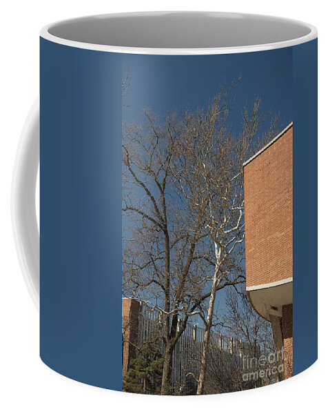 Buildings Coffee Mug featuring the photograph Juxtaposition by Joseph Yarbrough