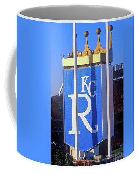 Photography Coffee Mug featuring the photograph Kansas City Royals, Baseball Stadium by Panoramic Images